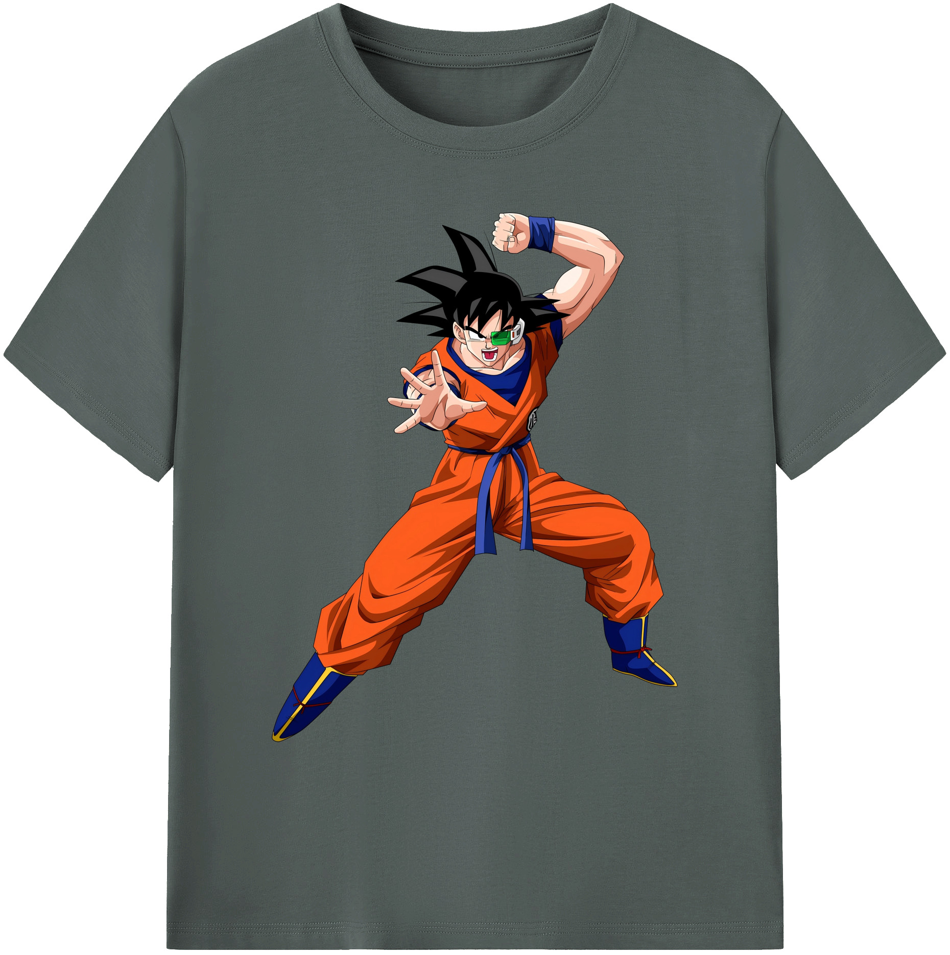 （画像用） ドラゴンボール 孫悟空（そん ごくう）Son Goku カカロット DRAGON BALL Kakarotto 綿100％ メンズ半袖Tシャツ｜肌触りやわらか＆通気性
